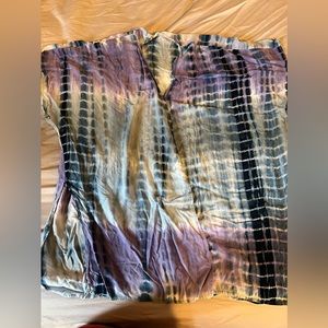 Short wide sleeve kimono